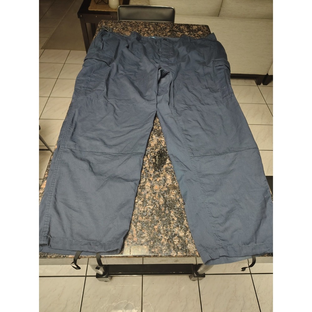 Propper Mens Navy Blue Ripstop Cargo Tactical Pants Regular Adjustable 4XL